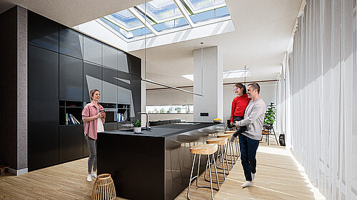Toit modulaire en verre LAMILUX Modular Glass Skylight MS78 - Maison privée 