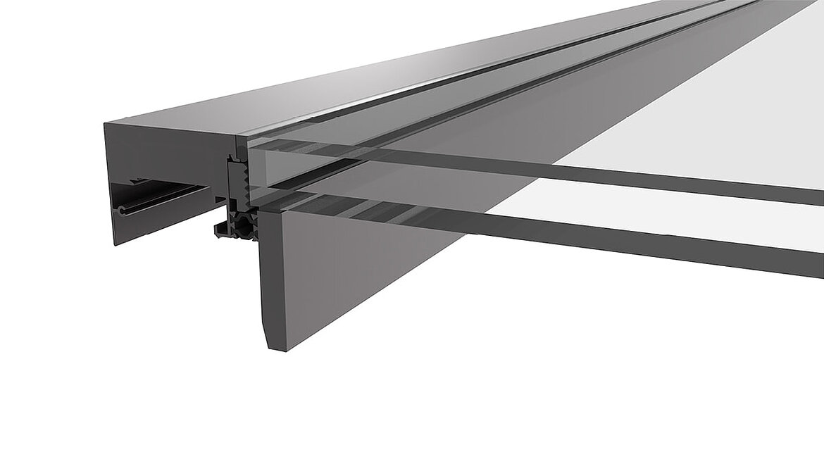 Toit en verre modulaire LAMILUX Modular Glass Skylight MS78 Double vitrage isolant à isolation thermique Toit en verre modulaire LAMILUX Modular Glass Skylight MS78 Double vitrage isolant à isolation thermique