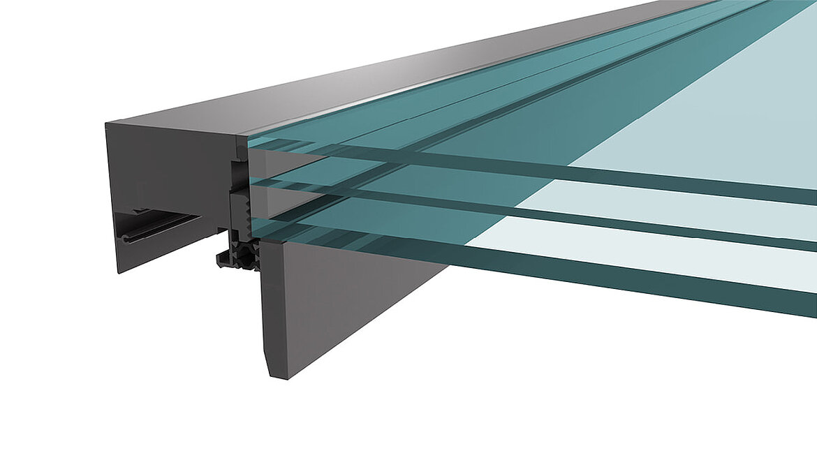 Toit en verre modulaire LAMILUX Modular Glass Skylight MS78 Vitrage isolant de protection solaire triple Toit en verre modulaire LAMILUX Modular Glass Skylight MS78 Vitrage isolant de protection solaire triple