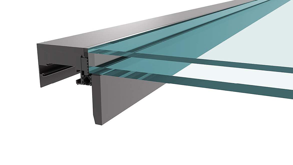 Toit en verre modulaire LAMILUX Modular Glass Skylight MS78 Double vitrage isolant de protection solaire Toit en verre modulaire LAMILUX Modular Glass Skylight MS78 Double vitrage isolant de protection solaire
