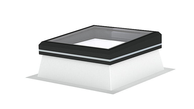 Glass Skylight FE 3° avec cadre en aluminium
