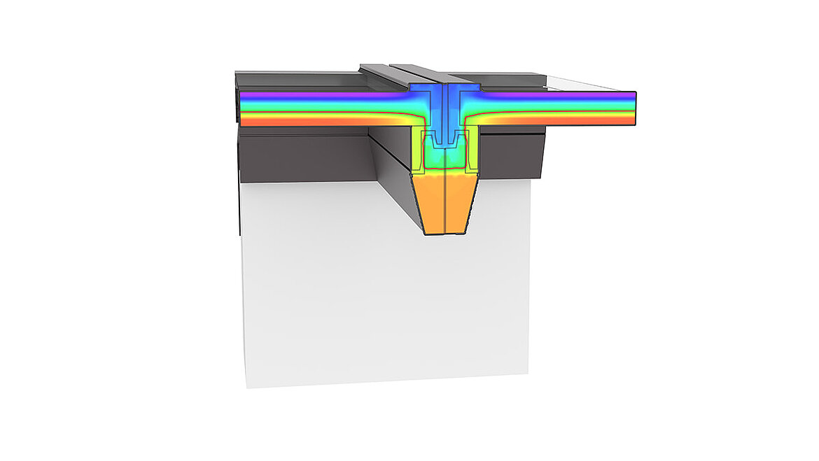 Chevrons isothermes 10° Toit en verre modulaire Efficacité énergétique Chevrons isothermes 10°