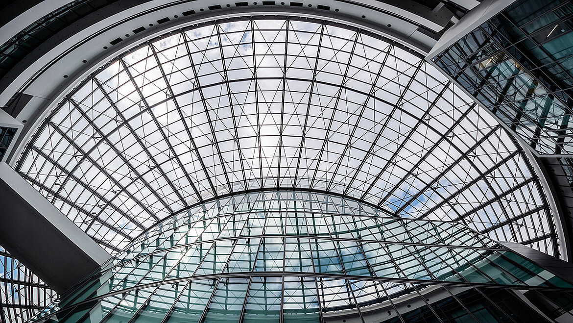 L'architecture en verre du Centre de recherche et d'innovation BMW